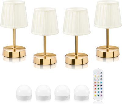 Omniance Avalon Rechargeable Table Lamps Four Pack 4 Light