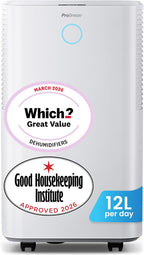 Omnidry 12L Day Dehumidifier with Automatic Humidity Sensor