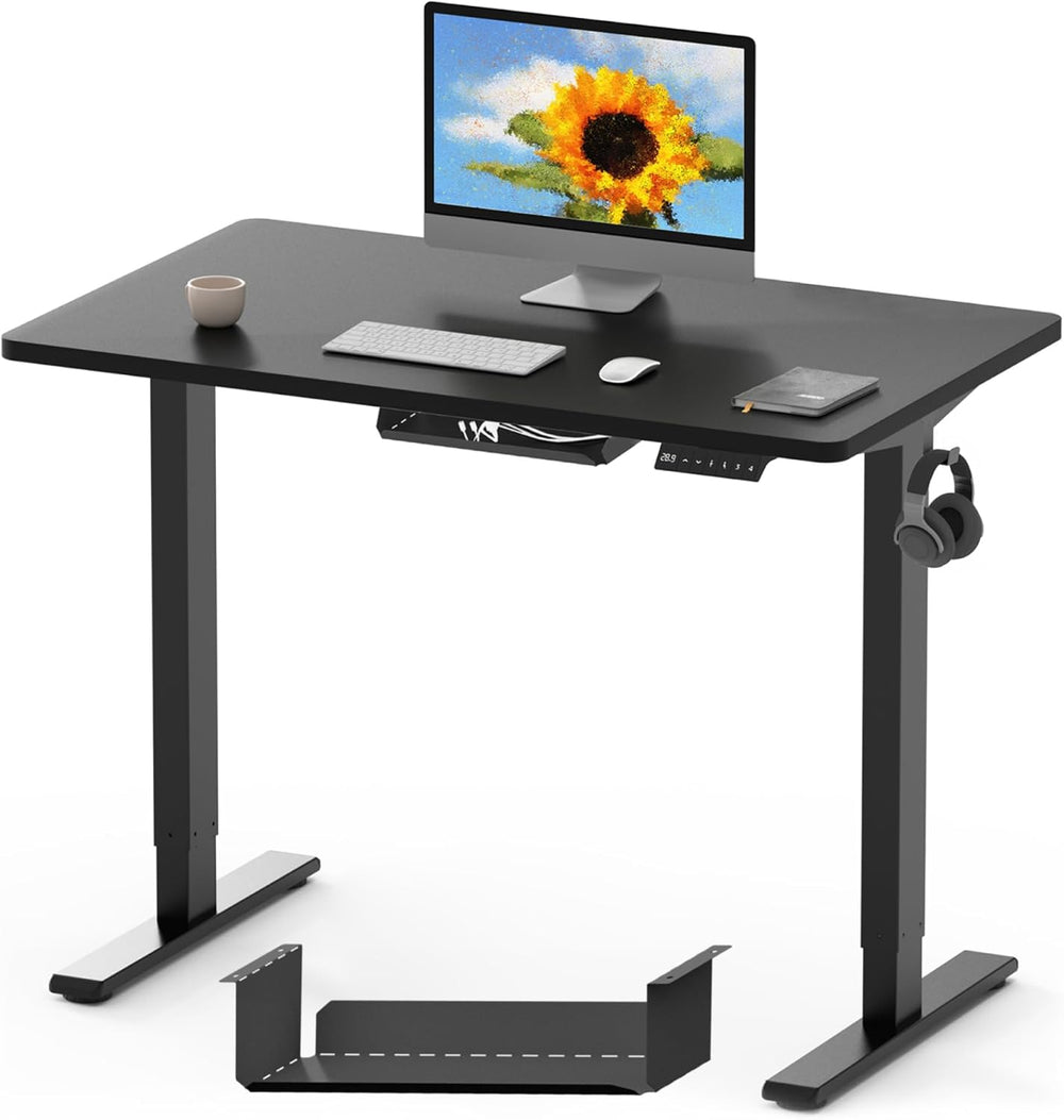 One Piece Electric Standing Desk Height Adjustable Sit
