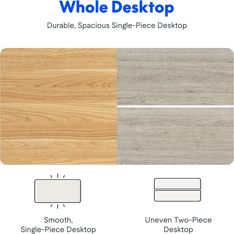 One Piece Electric Standing Desk Height Adjustable Sit