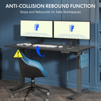 One Piece Electric Standing Desk Height Adjustable Sit
