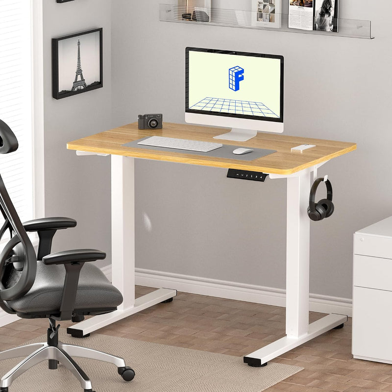 One Piece Electric Standing Desk Height Adjustable Sit