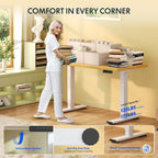 One Piece Electric Standing Desk Height Adjustable Sit