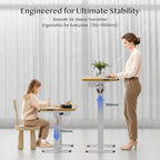 One Piece Electric Standing Desk Height Adjustable Sit