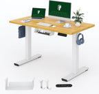 One Piece Electric Standing Desk Sit Stand Table