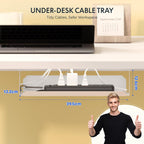 One Piece Electric Standing Desk Sit Stand Table