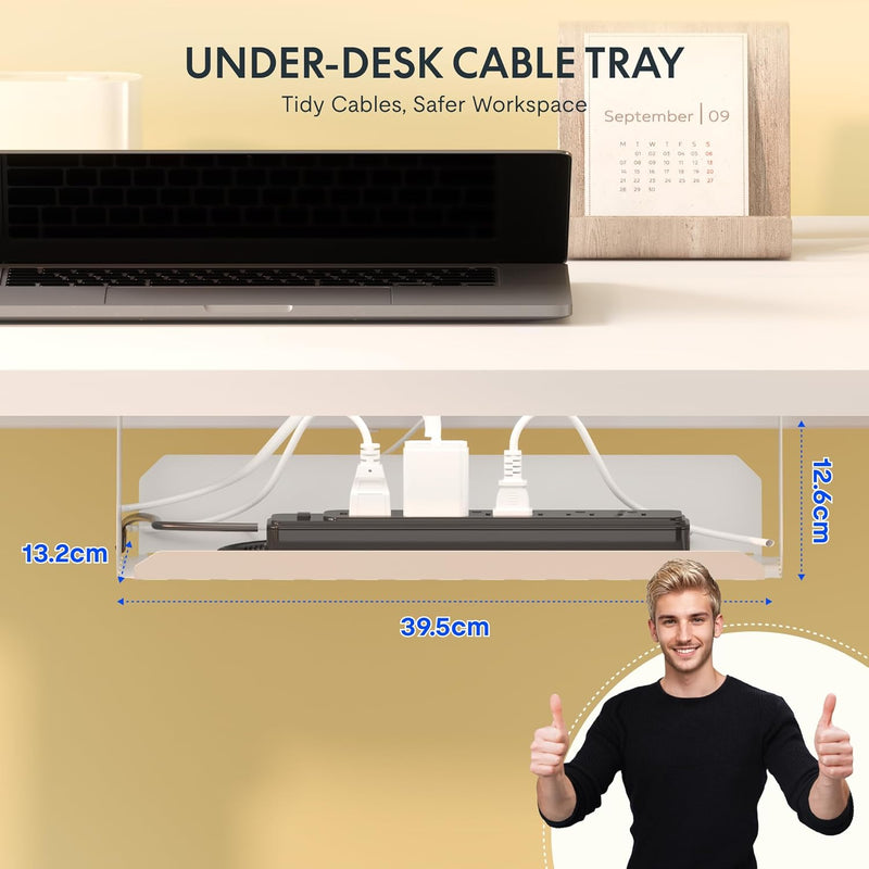 One Piece Electric Standing Desk Sit Stand Table