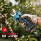 Onevan Battery Secateurs Pruning Shears 40MM Cutting Diameter