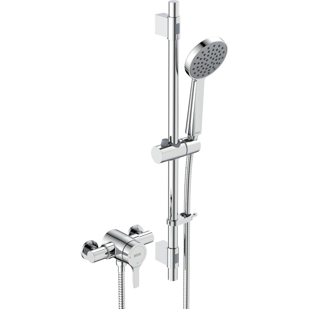 Onza Thermostatic Exposed Shower Valve with Riser Kit