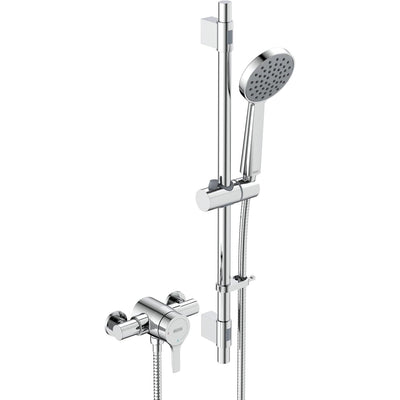 Onza Thermostatic Exposed Shower Valve with Riser Kit