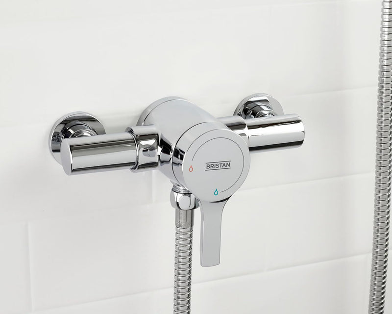 Onza Thermostatic Exposed Shower Valve with Riser Kit