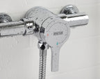 Onza Thermostatic Exposed Shower Valve with Riser Kit