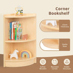 Oook Montessori Shelf 5-Section Wooden Storage Cabinet 2-Shelf