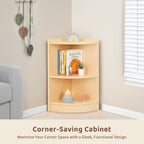 Oook Montessori Shelf 5-Section Wooden Storage Cabinet 2-Shelf