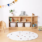 Kids Bookshelf 3-Tier Toy Organisers and Storage Wood