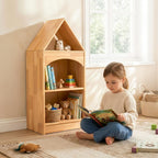 Kids Bookshelf 3-Tier Toy Organisers and Storage Wood