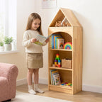 Kids Bookshelf 3-Tier Toy Organisers and Storage Wood