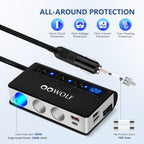 Oowolf Quick Charge 3.0 Cigarette Lighter Adapter 180W