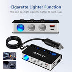Oowolf Quick Charge 3.0 Cigarette Lighter Adapter 180W