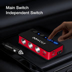 Oowolf Quick Charge 3.0 Cigarette Lighter Adapter 180W