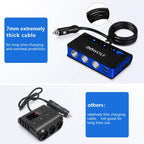 Oowolf Quick Charge 3.0 Cigarette Lighter Adapter 180W