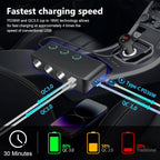 Oowolf Quick Charge 3.0 Cigarette Lighter Adapter 180W