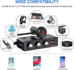 Oowolf Quick Charge 3.0 Cigarette Lighter Adapter 180W