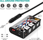 Oowolf Quick Charge 3.0 Cigarette Lighter Adapter 180W