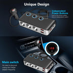 Oowolf Quick Charge 3.0 Cigarette Lighter Adapter 180W