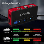 Oowolf Quick Charge 3.0 Cigarette Lighter Adapter 180W