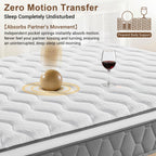 Orthopaedic Mattress for Back Pain Relief 10.6 Inch