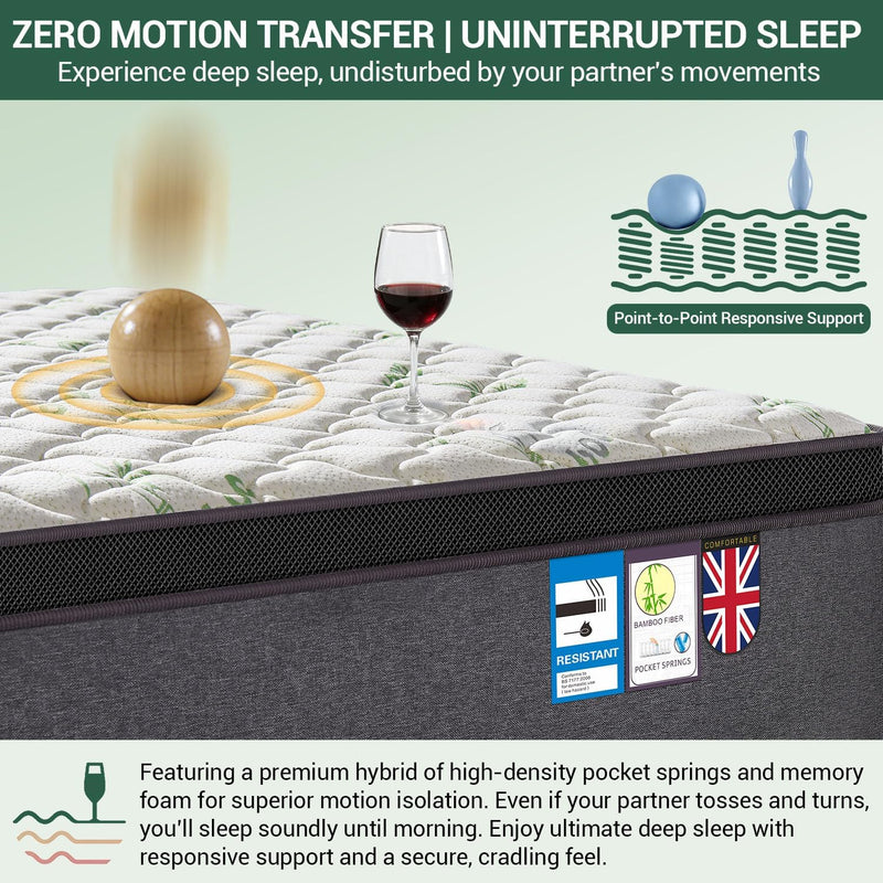 Orthopaedic Mattress for Back Pain Relief Luxe Euro