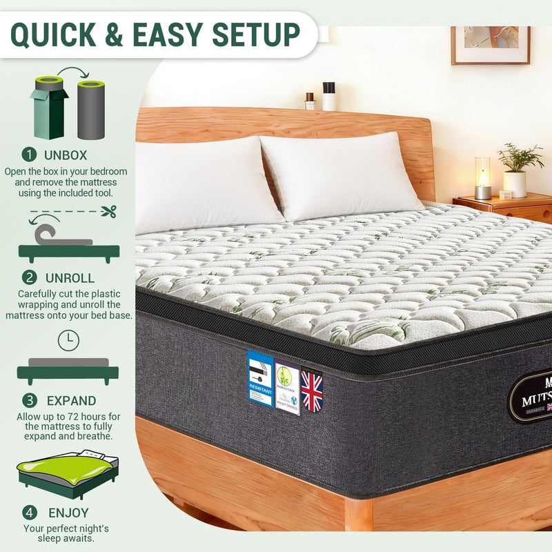 Orthopaedic Mattress for Back Pain Relief Luxe Euro