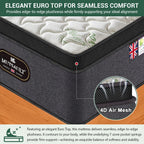 Orthopaedic Mattress for Back Pain Relief Luxe Euro