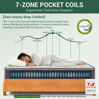 Orthopaedic Mattress for Back Pain Relief Luxe Pillow