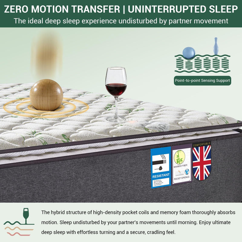Orthopaedic Mattress for Back Pain Relief Luxe Pillow