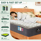 Orthopaedic Mattress for Back Pain Relief Luxe Pillow