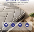 Orthopaedic Support Mattress 12.6 Inch Memory Foam Cotswold
