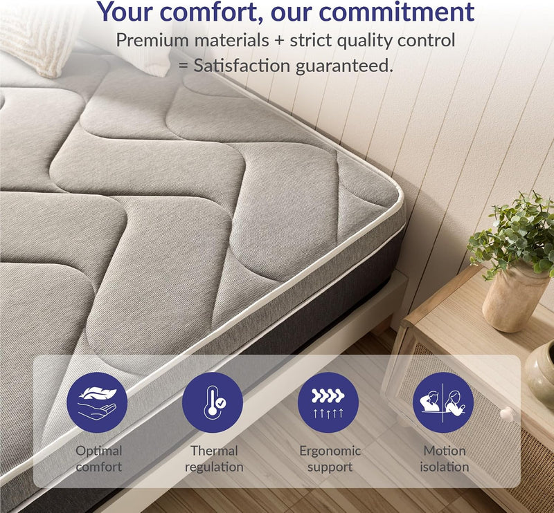Orthopaedic Support Mattress 12.6 Inch Memory Foam Cotswold