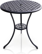 Oshowa Garden and Patio Cast Aluminium Bistro Table