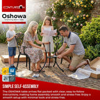 Oshowa Garden and Patio Cast Aluminium Bistro Table