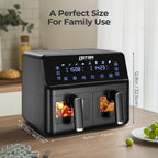 Ostba Appliance Dual Air Fryer 4+4L Zone