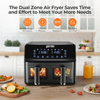 Ostba Appliance Dual Air Fryer 4+4L Zone