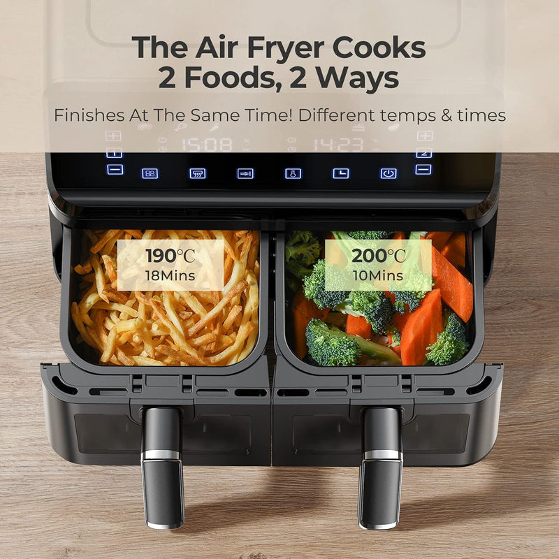 Ostba Appliance Dual Air Fryer 4+4L Zone
