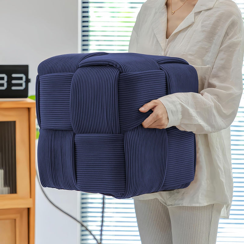 Ottoman Foot Rest Soft and Comfortable Square Corduroy