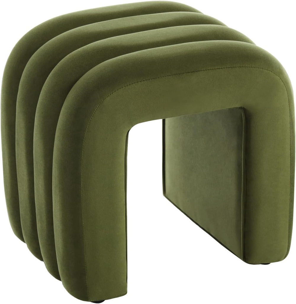 Arched Ottoman Foot Stool 45CM Height Upholstered Pouffe