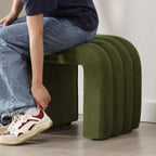Arched Ottoman Foot Stool 45CM Height Upholstered Pouffe