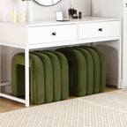 Arched Ottoman Foot Stool 45CM Height Upholstered Pouffe