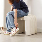 Arched Ottoman Foot Stool 45CM Height Upholstered Pouffe