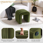 Arched Ottoman Foot Stool 45CM Height Upholstered Pouffe